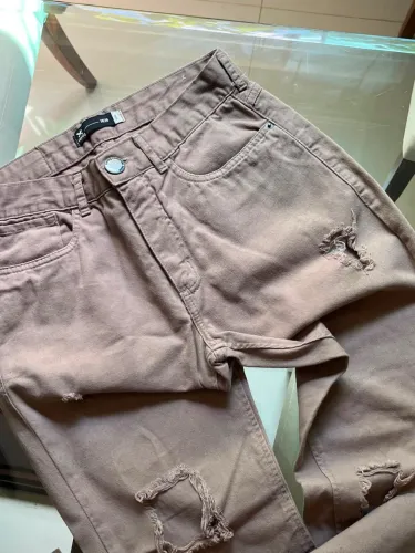 Calça Masculina de Sarja Slim