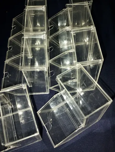 Pote acrílico 8 unidades SEMI NOVO