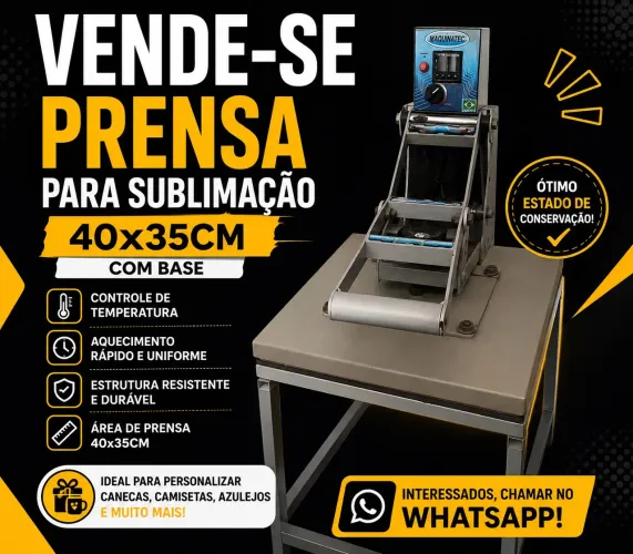 Prensa sublimação 