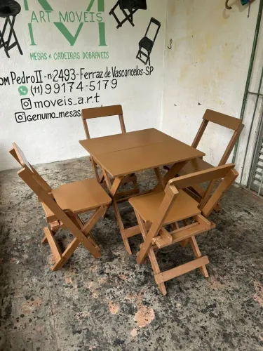 Mesas Quadradas 70x70 tradicionais 