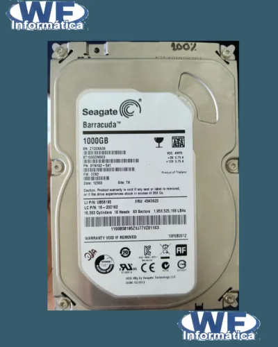 HD 1TERA/BARRACUDA SEAGATE 