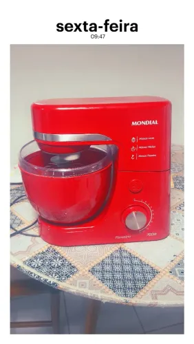 Batedeira Mondial 700w - NOVA
