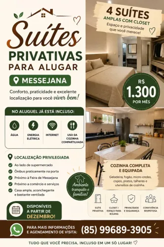 Quartos em casa bem localizado