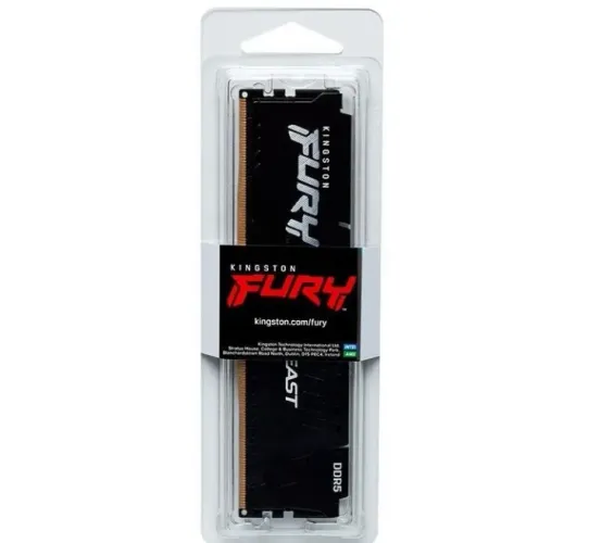 Memória RAM Kingston Fury Beast Expo,16GB, 6000MT/s, DDR5, DIMM, CL30, PRETO