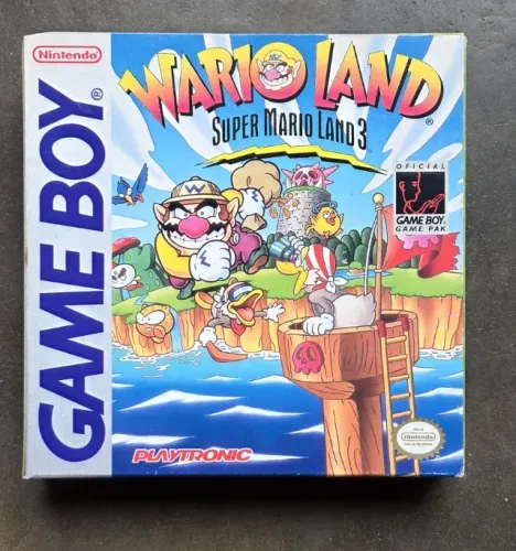 Wario Land Super Mario Land 3 Game Boy Original Playtronic CIB