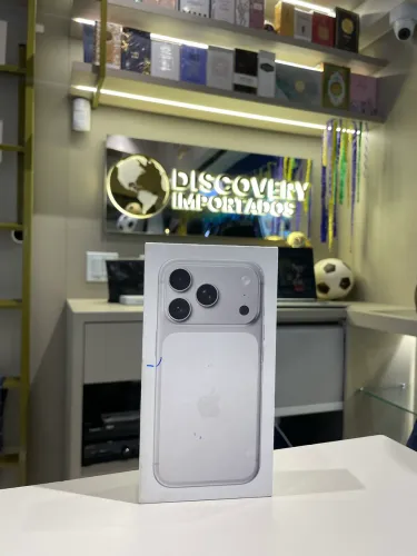 IPHONE 17 PRO 512GB NOVO/LACRADO 1 ANO DE GARANTIA APPLE SILVER
