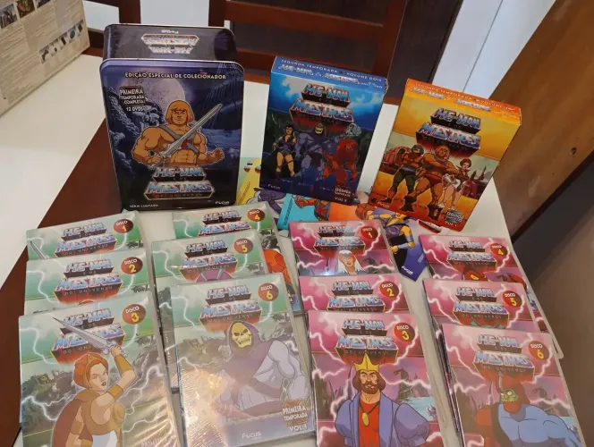 He-man coleção completa nova com cards