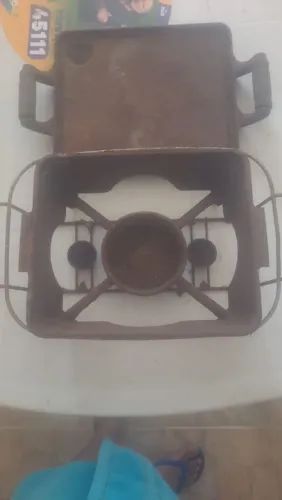 Peças em ferro fundido estilo rústico ideal para decorações
