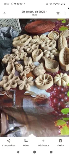 Vende se 2 kits de forma de Eva em rezina e outra em alumínio fundido