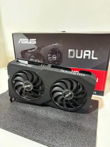 Placa de Vídeo Asus RX 6600 8GB GDDR6 Usada Funcionando 100%(Faço envio)