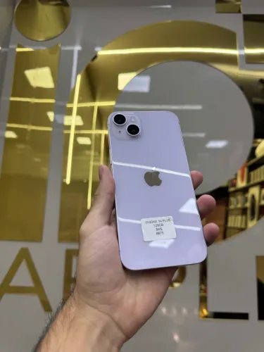 IPHONE 14 PLUS 128GB ROXO TELA TROCADA SEMI NOVO QUEIMAO
