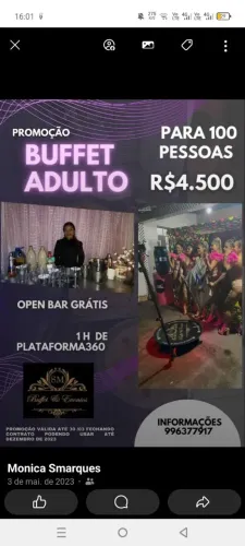 buffet tradicional+ churrasco 