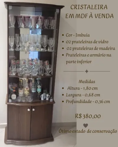 Vendo linda Cristaleira 