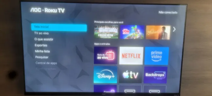 Tv smart 43 aoc Roku