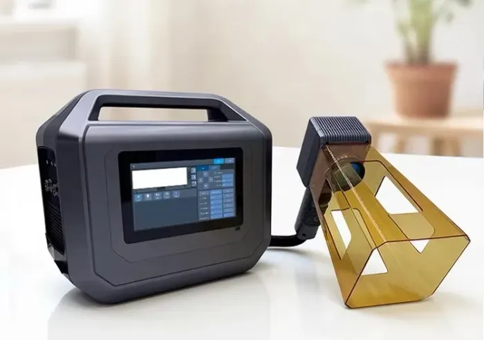 Máquina de Marcação e Gravação a Laser Portátil 50W - Para Vacina Antifurto, etc.