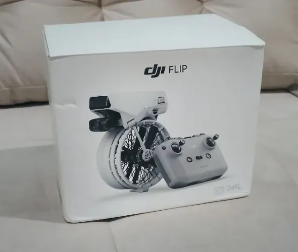 Drone DJI Flip Standard Sem Tela BR, 4K, 60 FPS, Sensor CMOS, Até 50 min de voo
