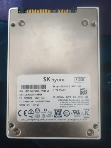 SSD SATA 512GB SK hynix