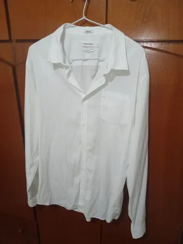 Camisa social calvin klein