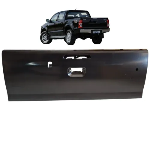 tampa traseira hilux cabine dupla 2009/2015 C Furo Camera Ré