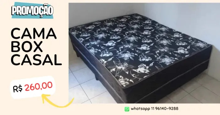 cama box casal 