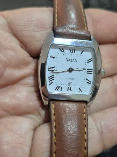 Relógio NATAN DEPOSE À QUARTZ - FUNCIONANDO PERFEITAMENTE