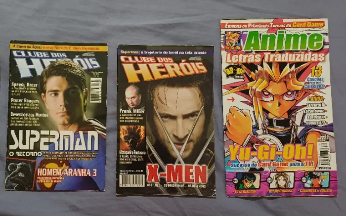 Lote 10 Revistas - Comix, Heróis, Superman, X-Men, Dragon Ball, Anime, Mangá