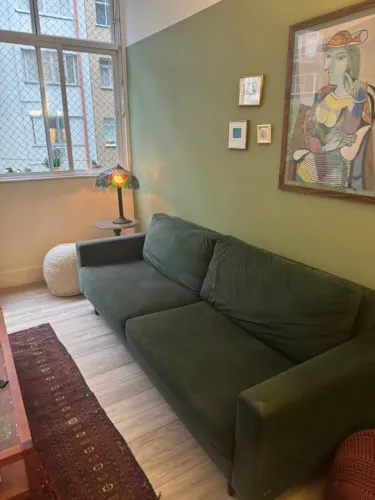 Sofá Abra Casa - Camurça verde