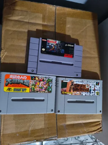 Lote jogos originais Castlevania Super Nintendo