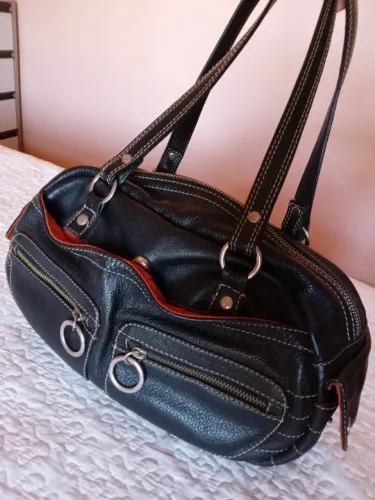 Bolsa de couro legítimo