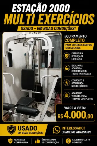 Aparelho musculação 