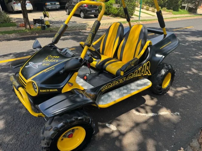 Mini Buggy Fapinha Cross Dakar com partida elétrica impecável 