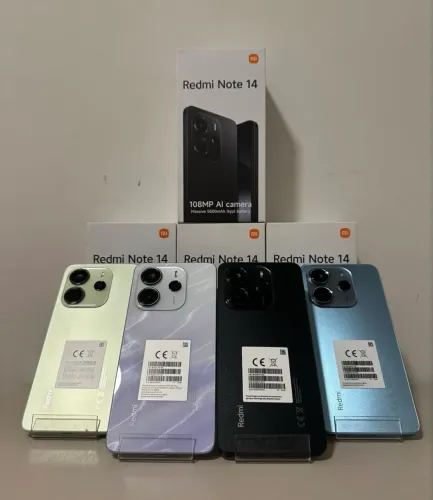 Redmi Note 14 4G 256/08- Preto Azul Verde Novinho Lacrado Entregamos 