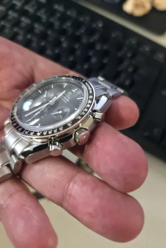Relógio Omega Speedmaster Apollo 11 Aço Estilo E Elegância em estado de novo! Sem detalhes