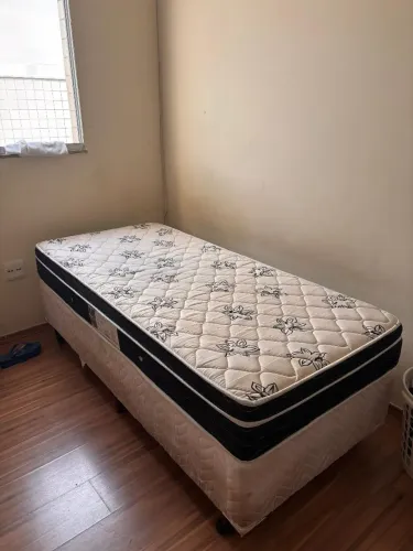 Cama box + colchão solteiro