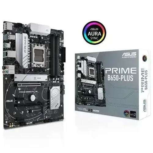 ASUS Placa mãe Prime B650-PLUS AMD B650 AM5 Ryzen? Desktop * e 7000 ATX, DDR5, PCI