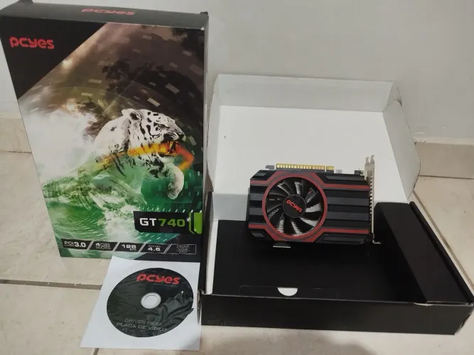 Placa de vídeo GT 740 4gb gddr5 pcyes
