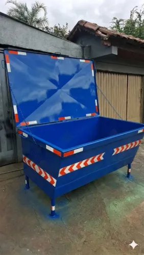 Lixeira grande capacidade 2800lts