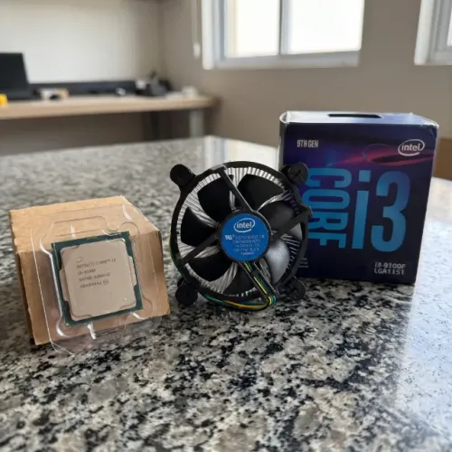 PROCESSADOR INTEL I3 9100F 4 NUCLEOS 9A GERAÇÃO COM COOLER BOX E 6 MESES DE GARANTIA