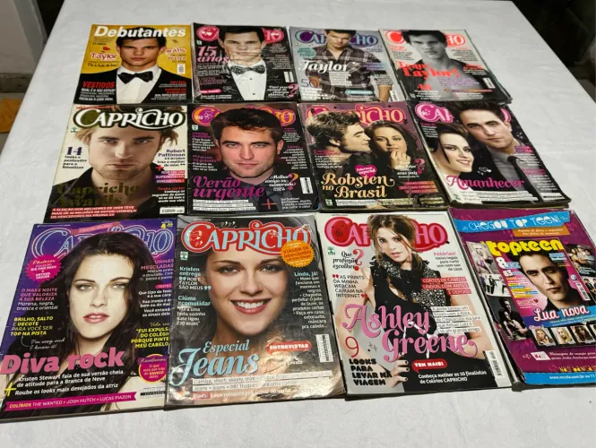Kit exclusivo Saga Crepúsculo, contém revista topteen especial com 8 pôsteres 