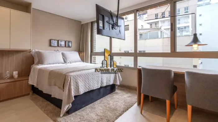 Apartamento para alugar em Pinheiros 35m² mobiliado AG Glam Pinheiros Rua Alves Guimarã