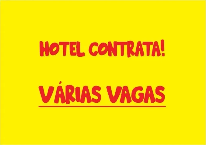 Hotel Contrata - Diversas vagas