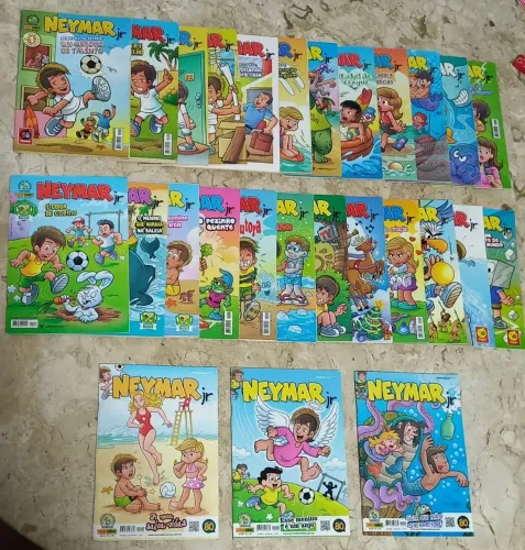 Coleção completa quadrinhos revistinha Neymar Jr