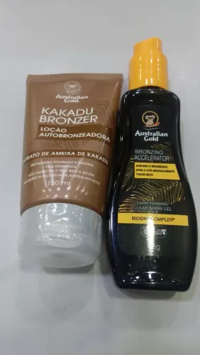 Kit bronzeamento australian gold 