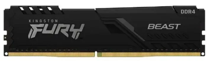 2 pentes de 32 GB memória Kingston Fury Beast Black, 32GB, 3200MHz, DDR4 - KF432C16BB/32