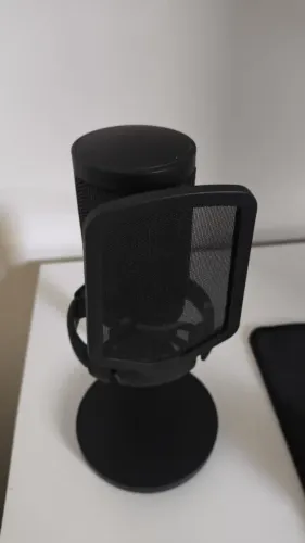 Microfone fifine condensador USB + pop filter