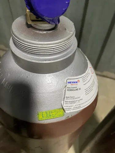 Cilindros mistura para solda Mig 