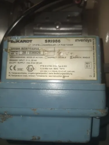 Posicionador Eletropneumático Eckardt