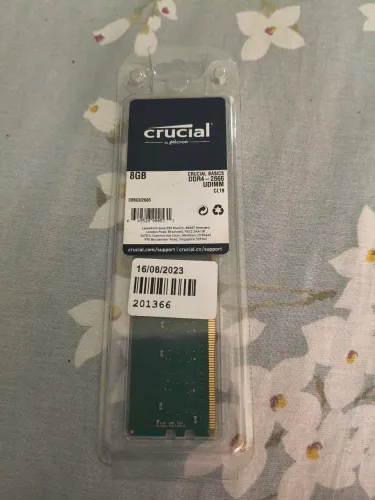 Desktop Crucial Basics 8GB DDR4-2666 UDIMM (modelo exato CB8GU2666)