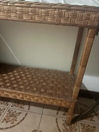 Aparador retangular em MDF na cor palha