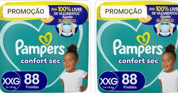 Fraldas xxxg Pampers melhor preço vendi ou troco por algo do meu interesse 